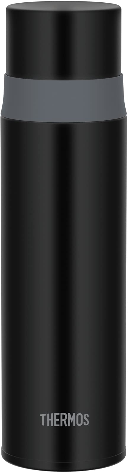 Термос для воды из нержавеющей стали, бутылка-чашка 500 мл, цвет черный STB FFM-502