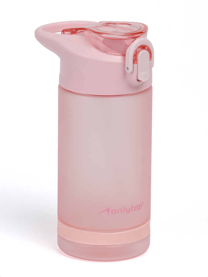Бутылка для воды Onlytop, 550 мл, розовая
