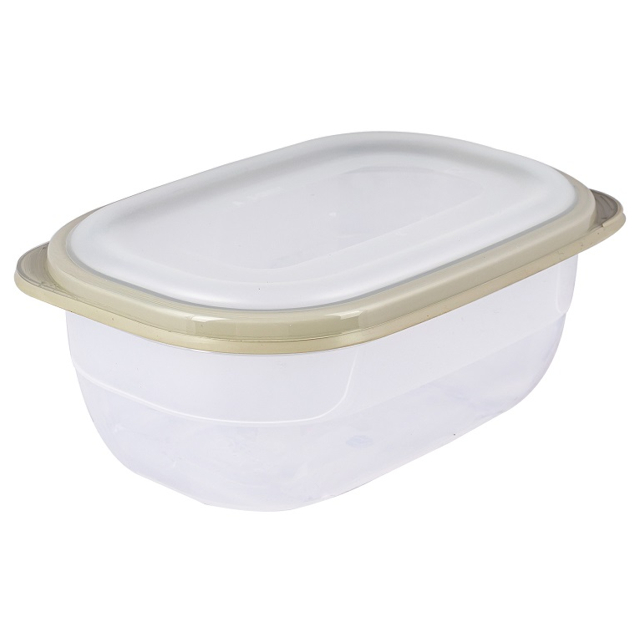 контейнер для продуктов ПОЛИМЕРБЫТ Премиум 0,75л 15х10х7см прямоугольный пластик микс цвета